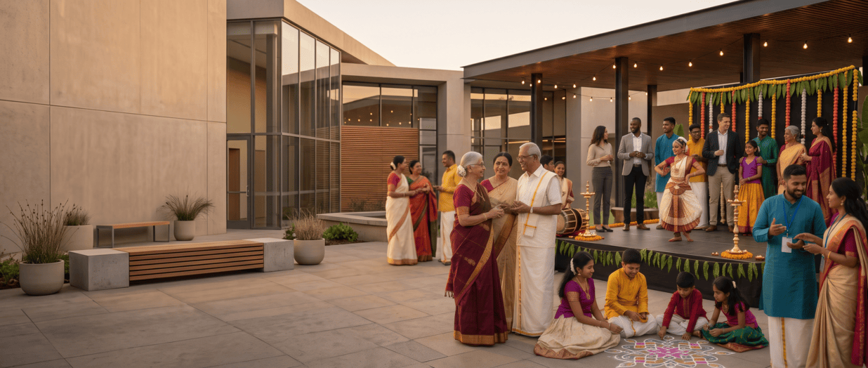 SATA members celebrating Tamil culture together